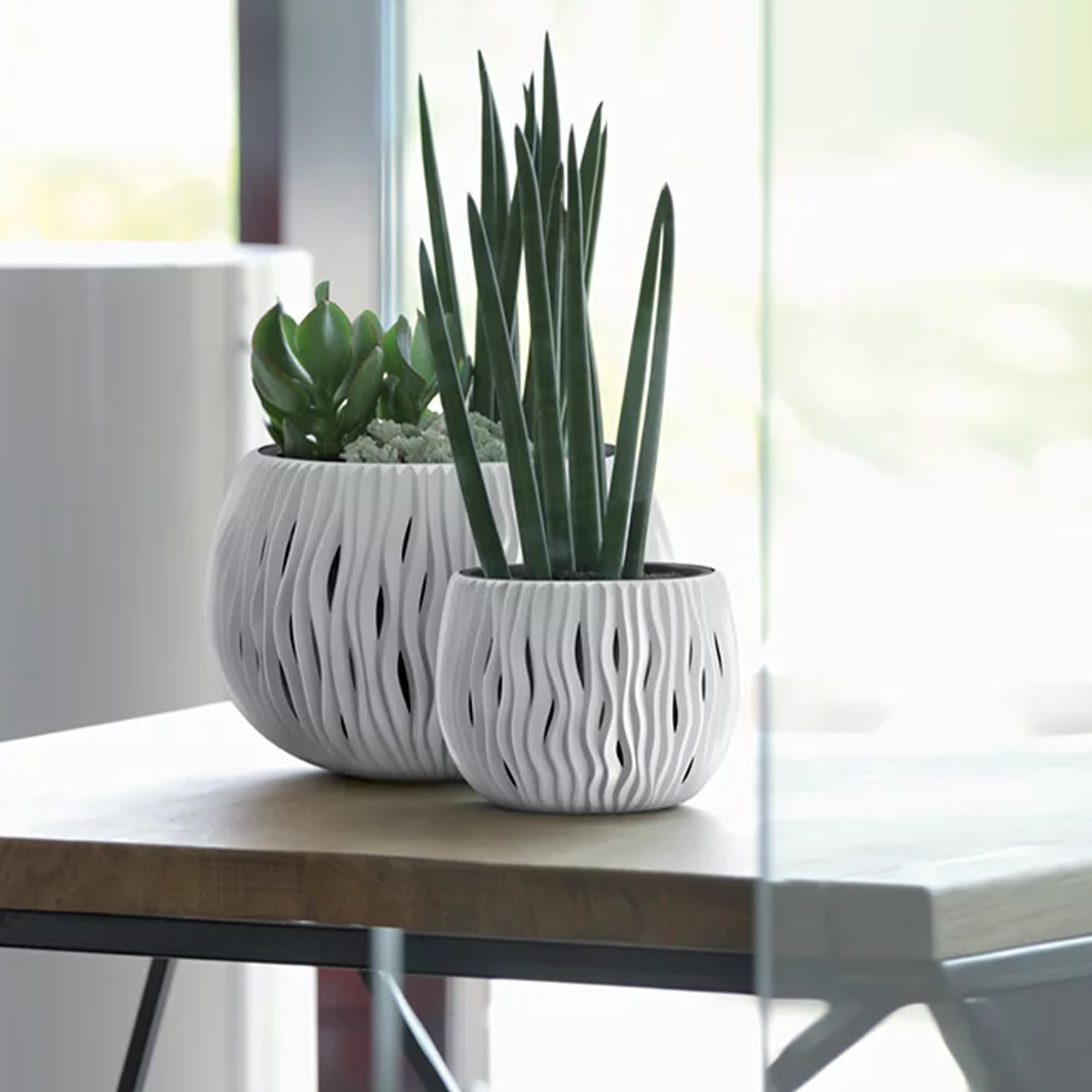 Sandy Bowl Flowerpot