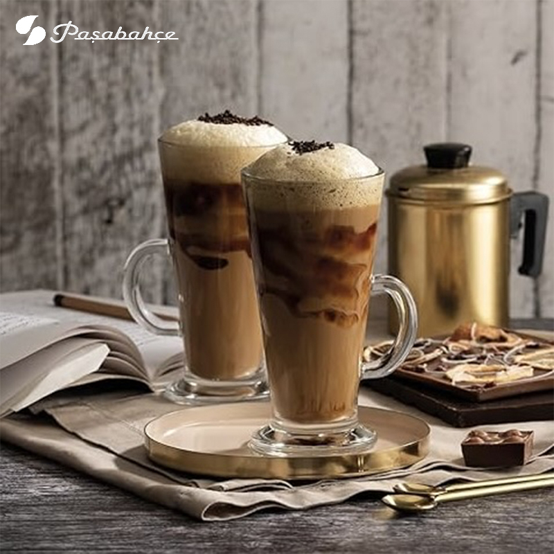 Dubbelwandig koffieglas met onderzetter 180 ml Omagio | Cosy&Trendy