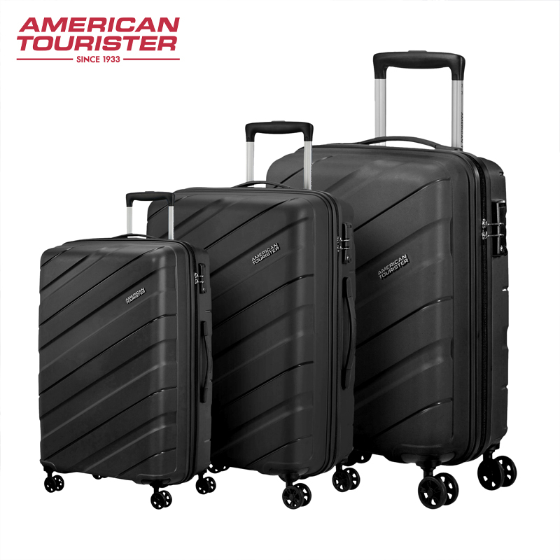 Black 3-Piece Jetdriver 3.0 Luggage Set with TSA Lock