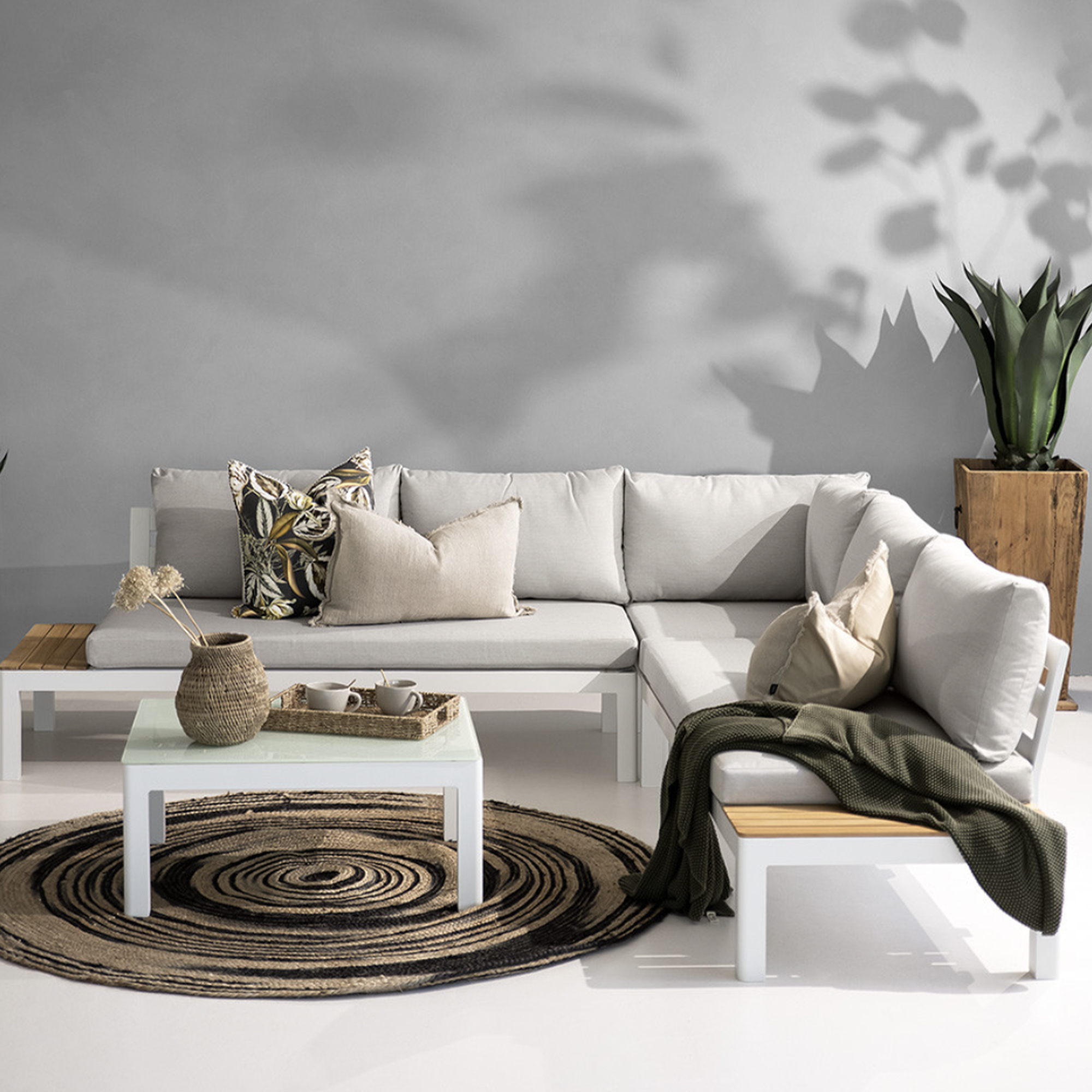 Patio Corner Lounge Set