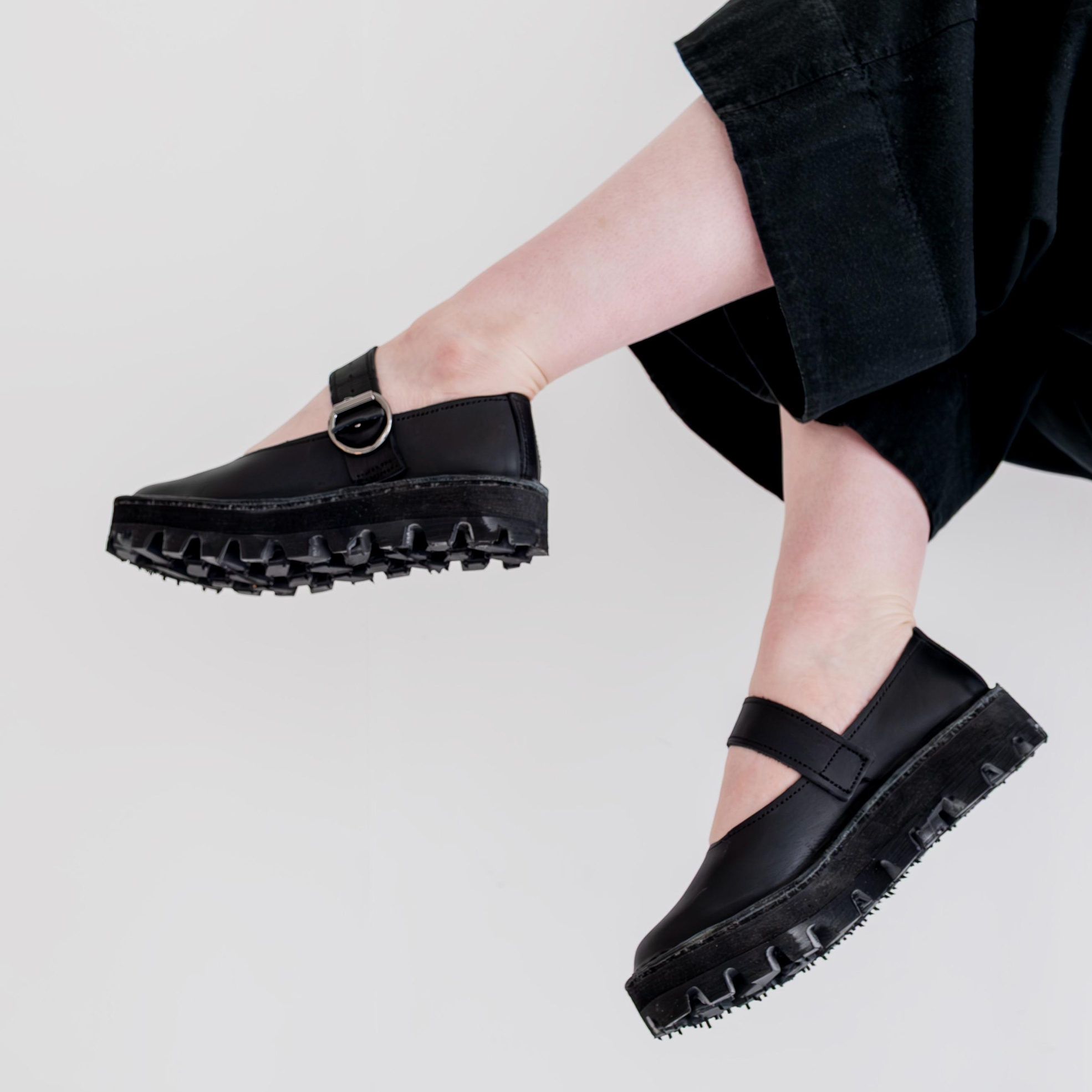 Ladies Genuine Leather Mary Jane Shoes