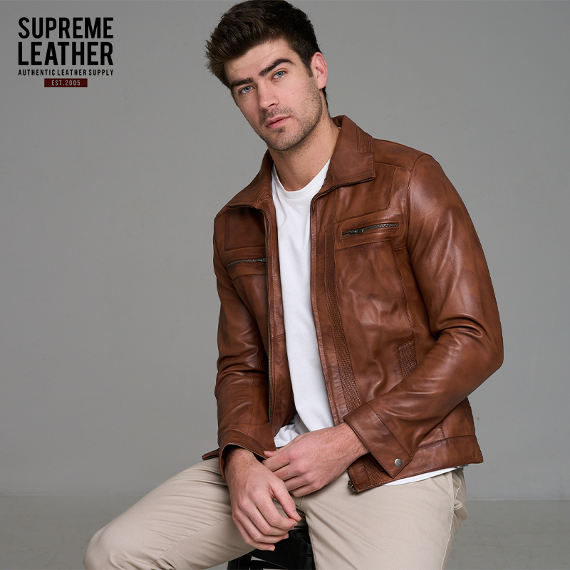 Men's Genuine Leather Elite Jacket