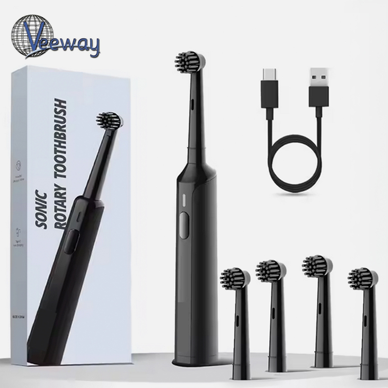 Specialized 360 Rotary Toothbrush with 4 Heads