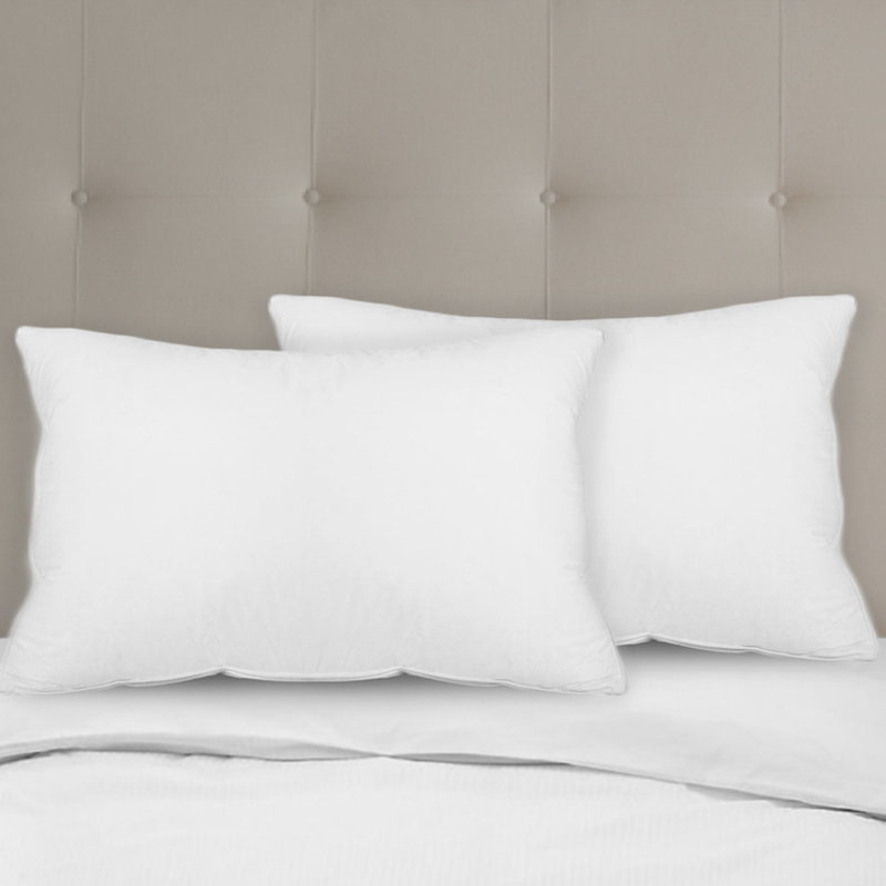 2x Standard Duck Feather Pillows