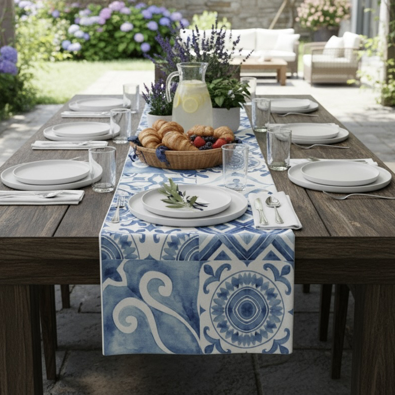 PVC Printed Table Runner