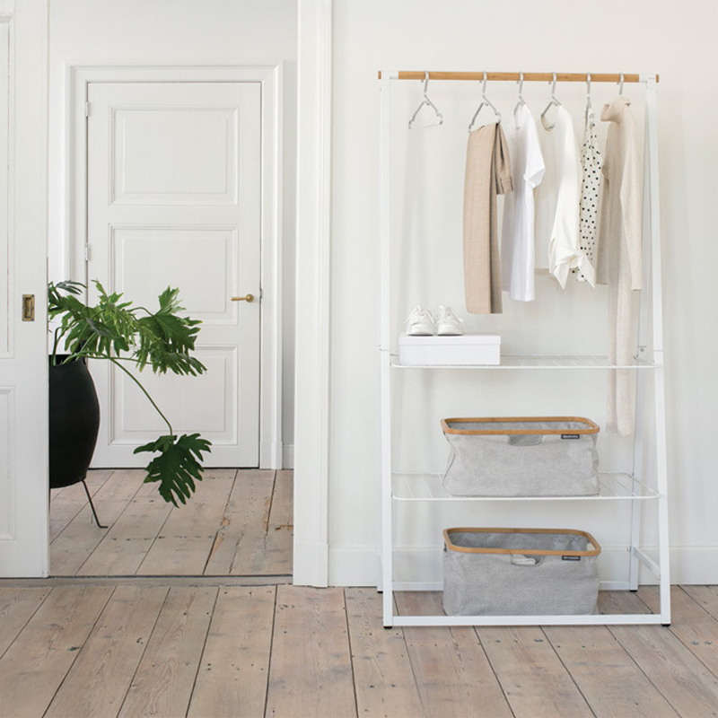 Large White Linn Clothes Rack