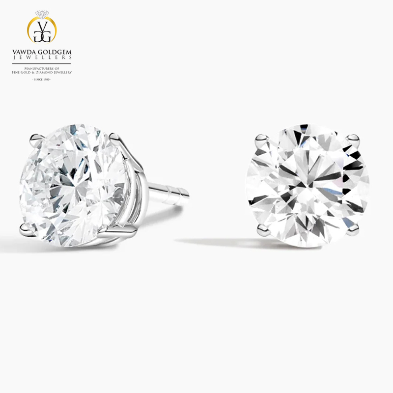 9ct Gold Lab Grown Diamond Stud Earrings
