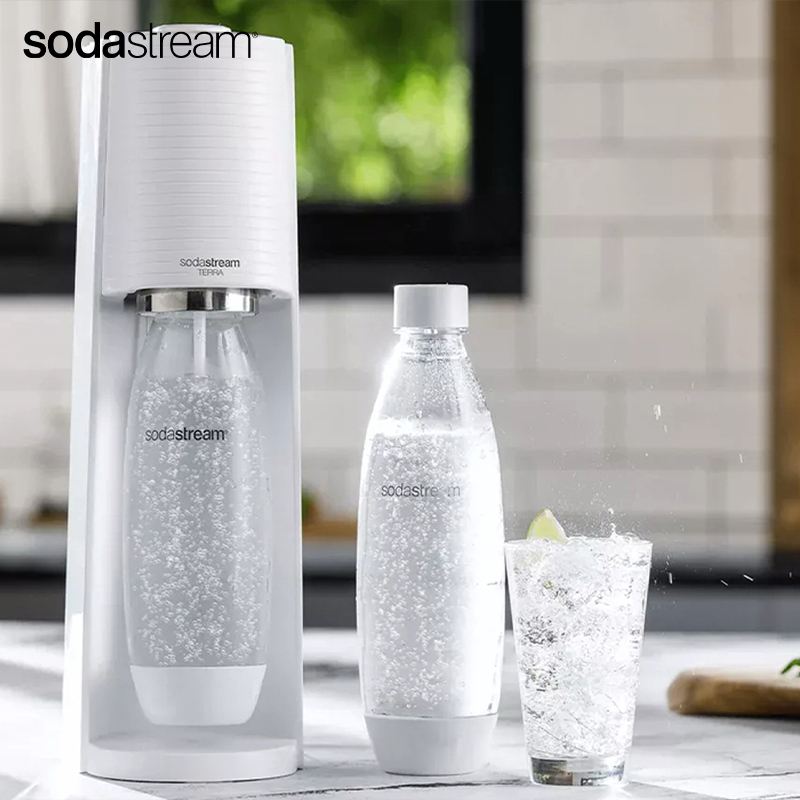 Terra Sparkling Water Machine with 3x Fuse PET Bottles