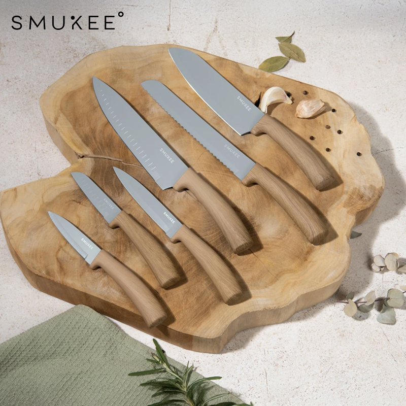 6-Piece Stainless Steel Knife Set