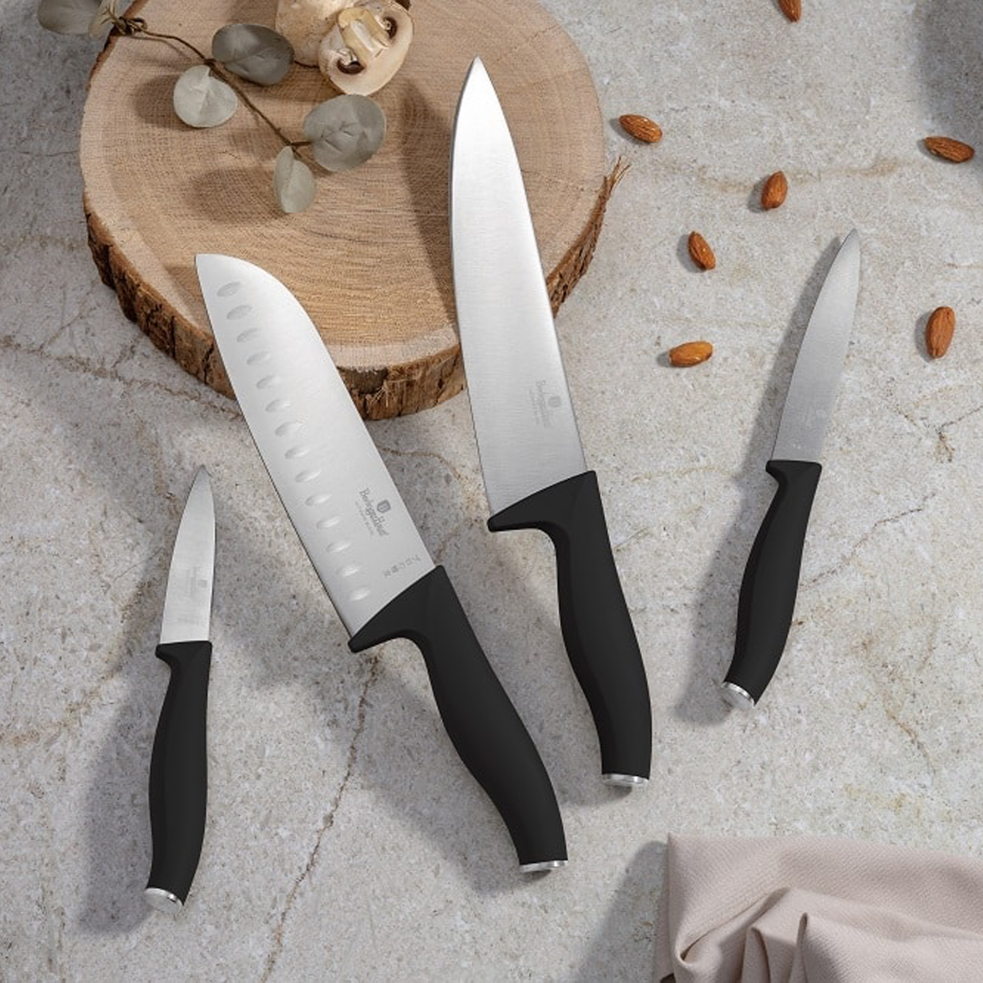 4-Piece Stainless Steel Knife Set