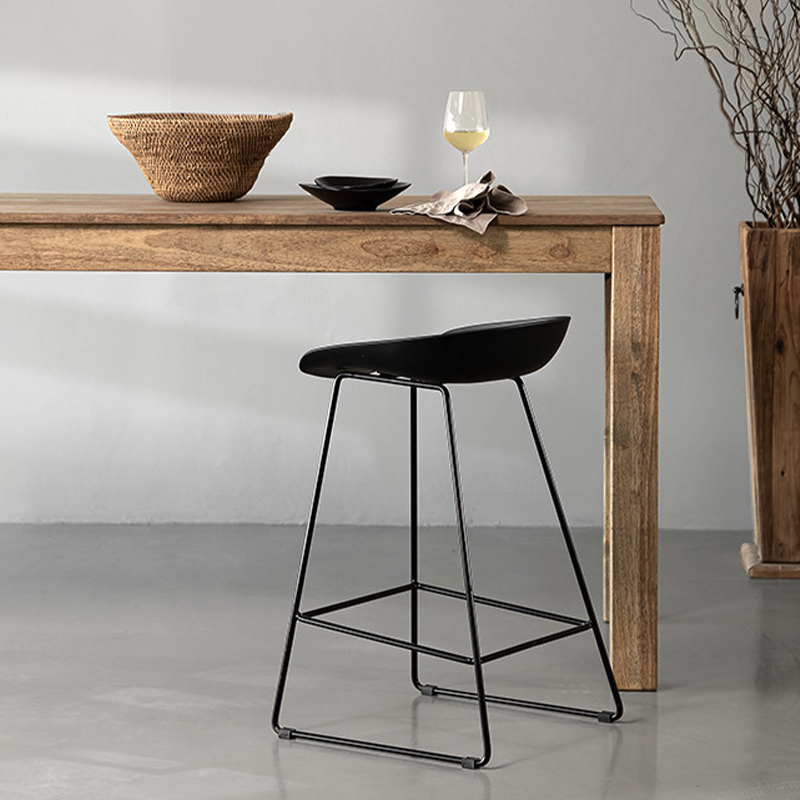 Contemporary Black Bar Chair