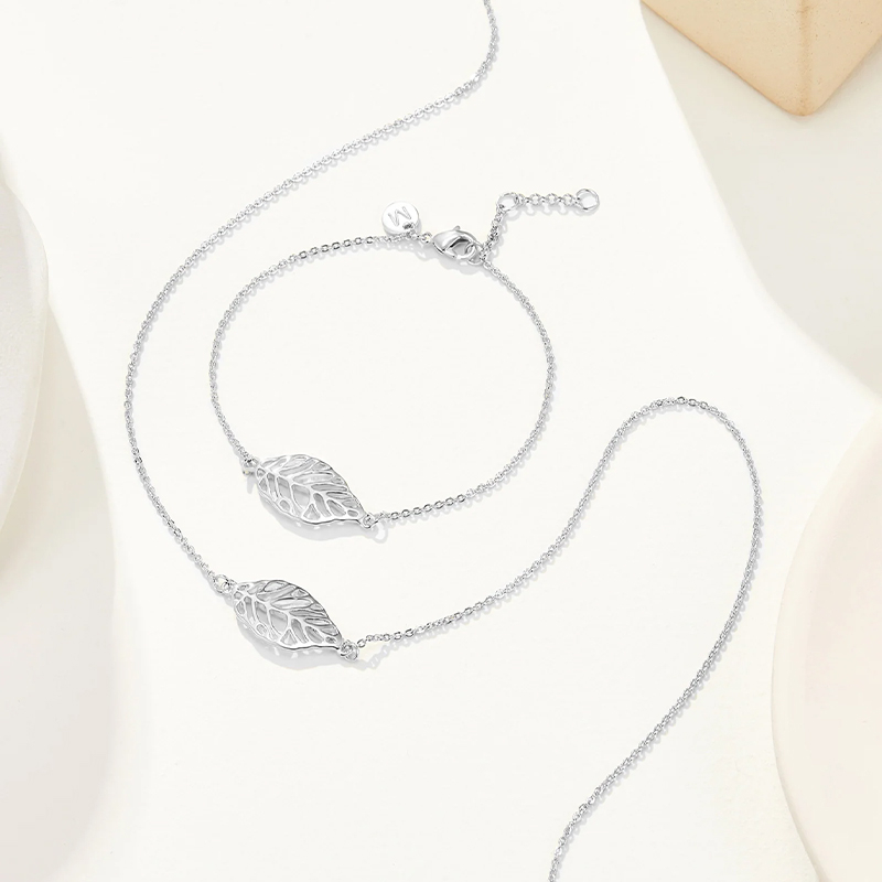 Plated Flourish Jewellery Set