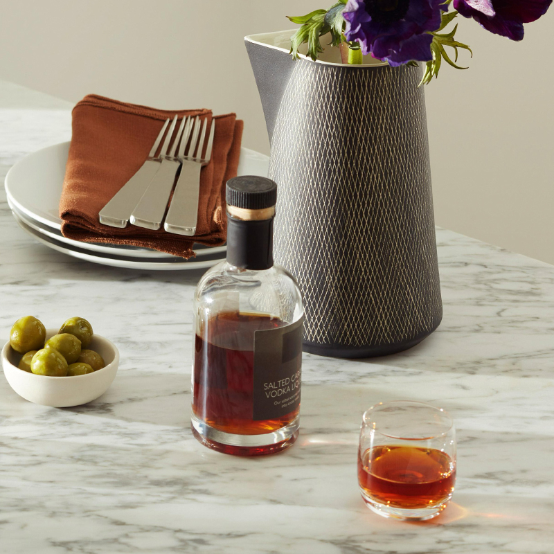 4x 75ml Borough Curved Shot Glasses