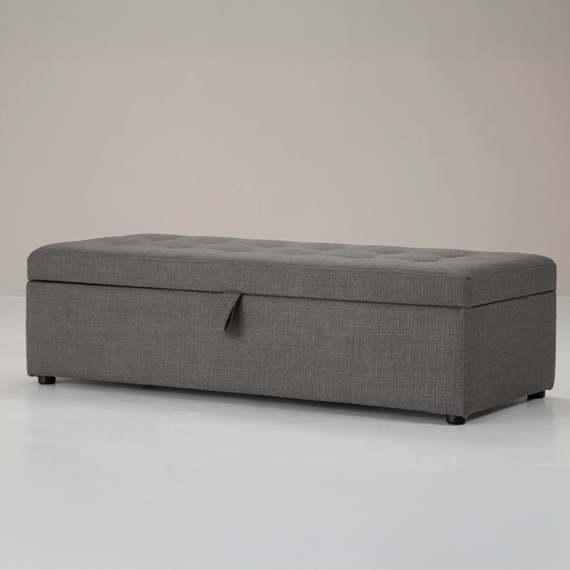 Polyester Storage Ottoman