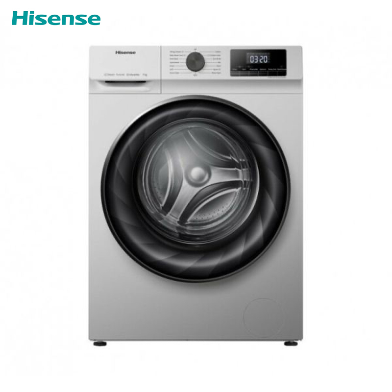 8kg Silver Front Loader Washing Machine (Model: WFQY8012EVJMS)