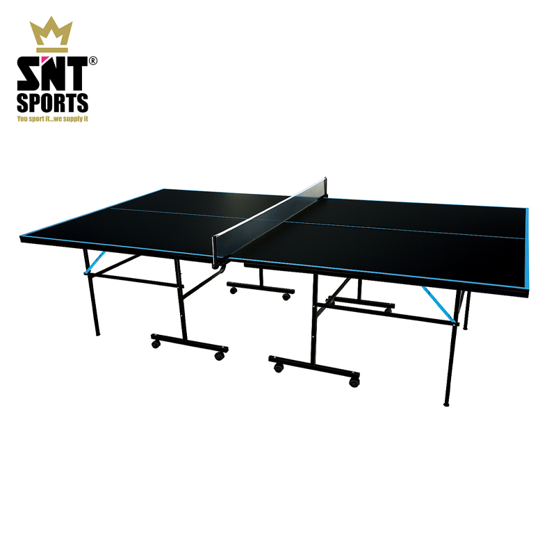 Black Surface Foldable Table Tennis Table with Net