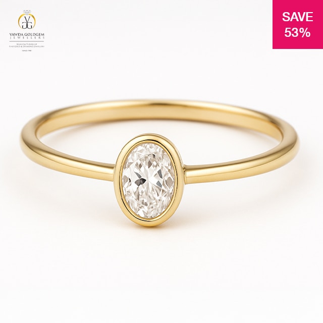 R15,500 off on Bezel Lab Grown Diamond Ring | OneDayOnly