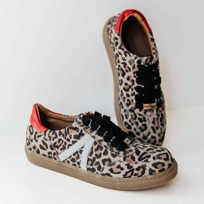 Ladies Genuine Leather Zia Sneakers