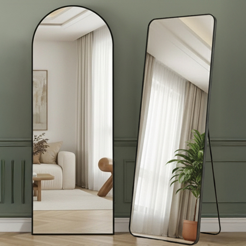 1.67m Standing and Wall Mounted Mirror