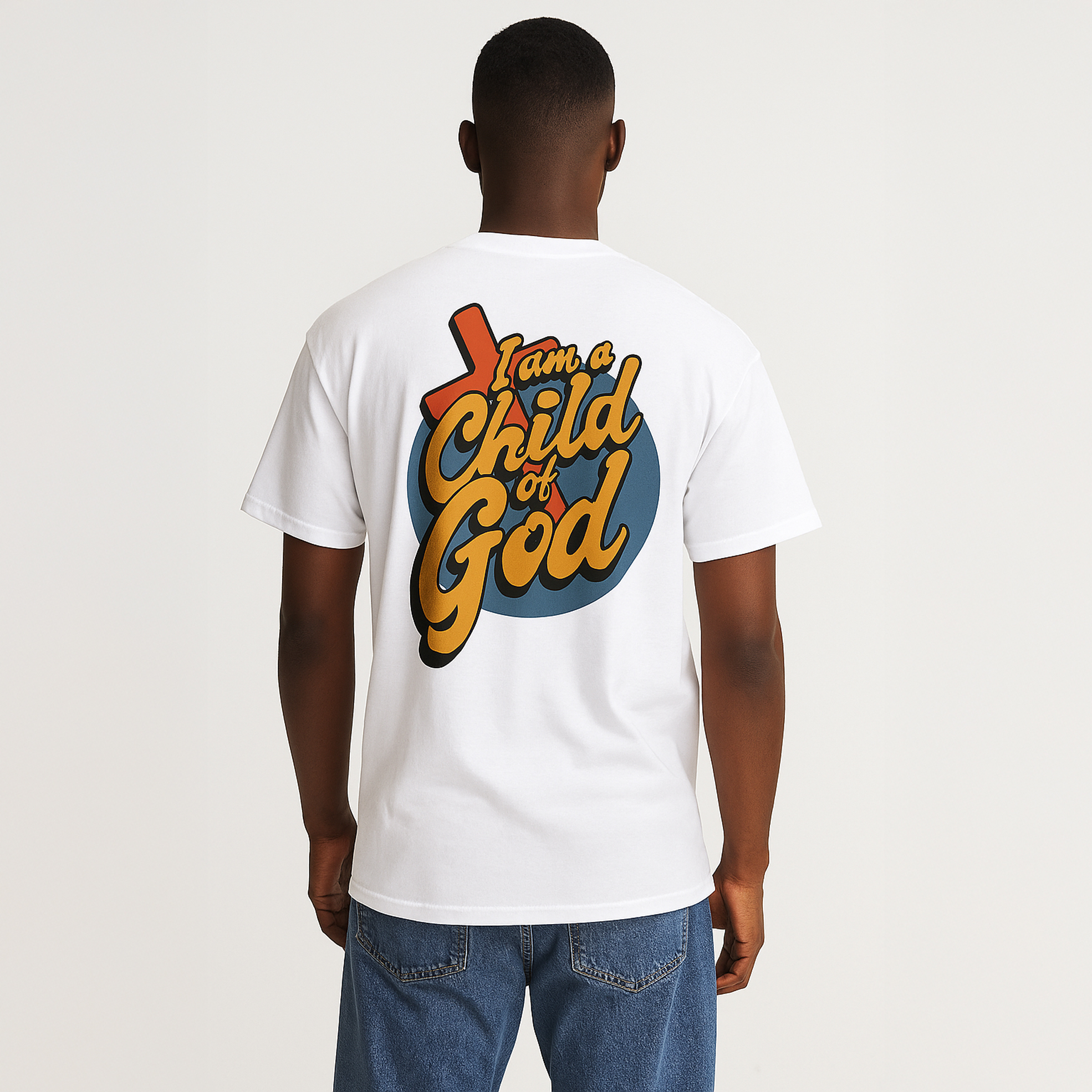 Unisex Back Printed T-Shirt