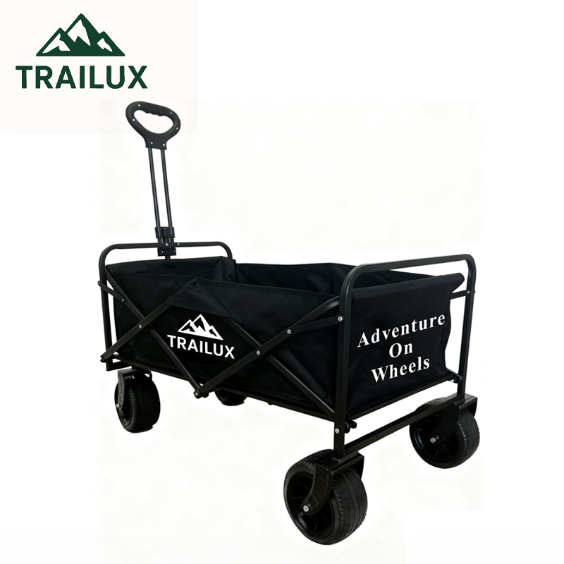 Foldable Outdoor Wagon with Double Brakes