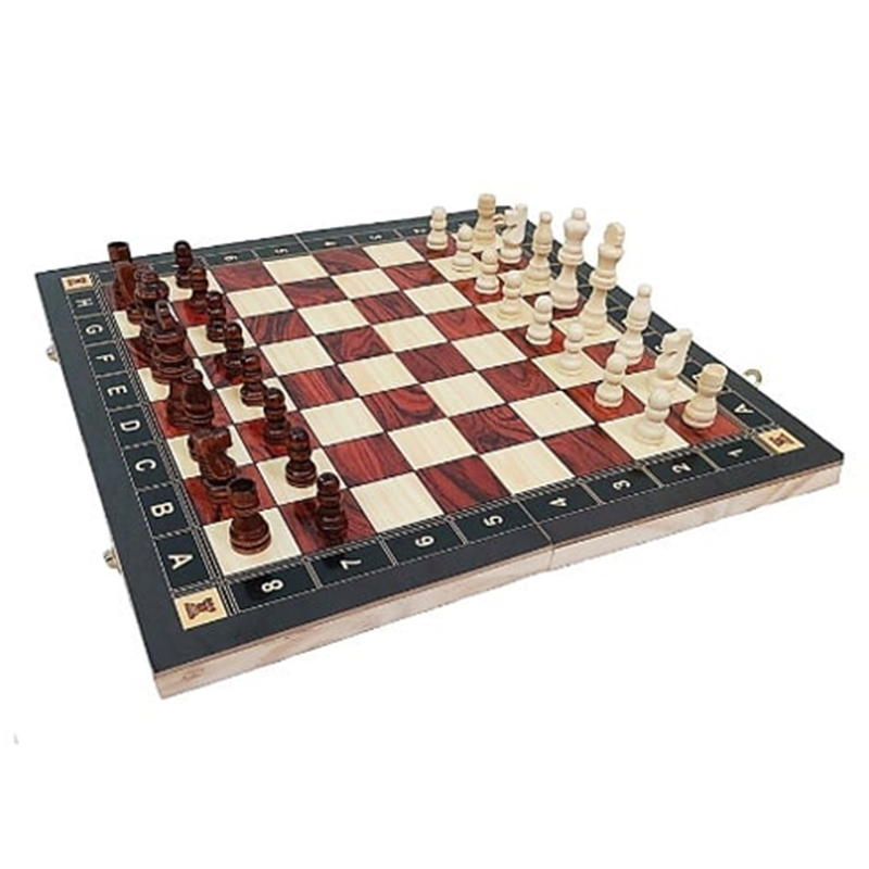 Wooden 3-in-1 Classic Board Games