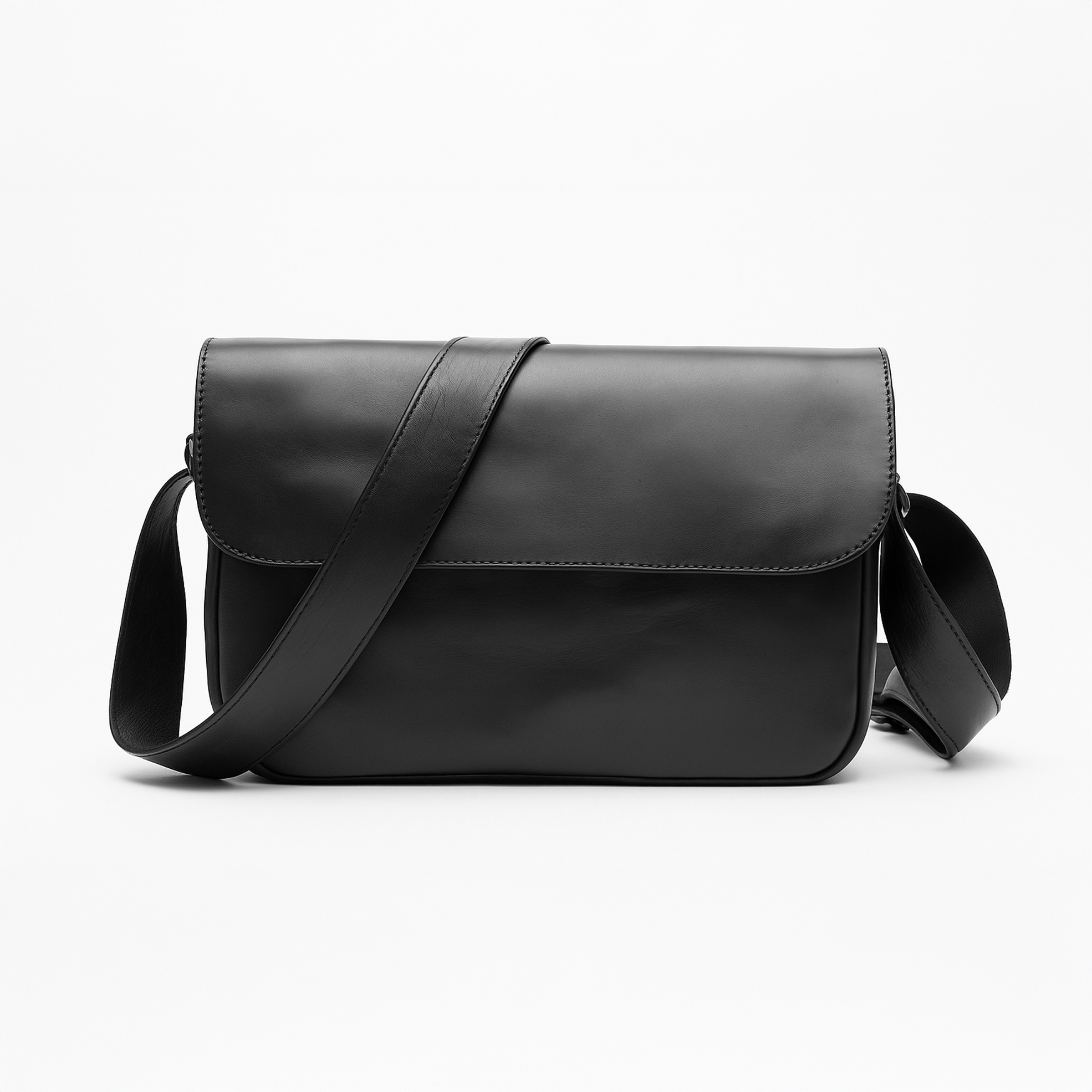 Unisex Genuine Leather Crossbody Bag