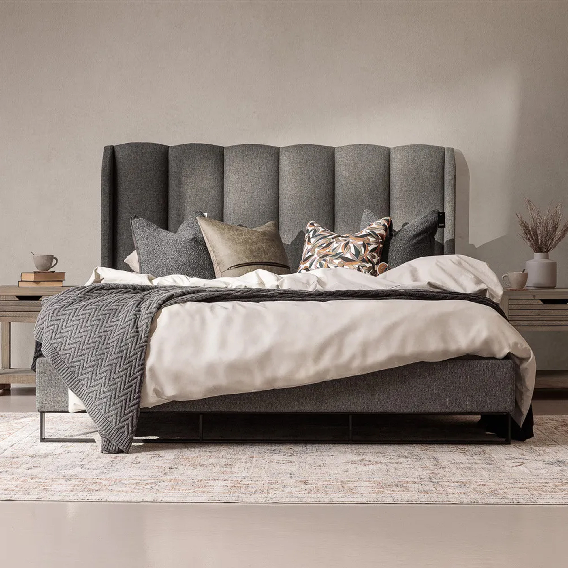 Cazana Bed with Headboard