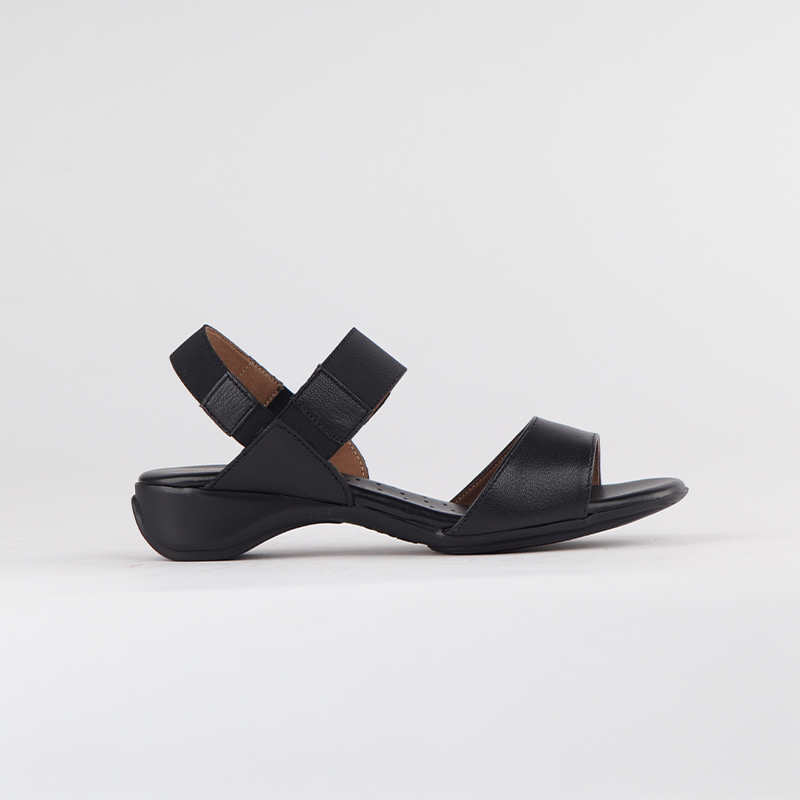 Ladies Genuine Leather Elastic Sandals