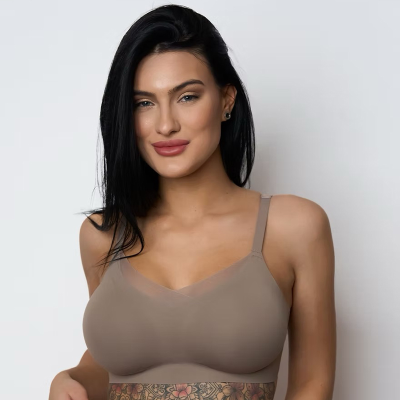 Ladies Morel Wireless X Bra