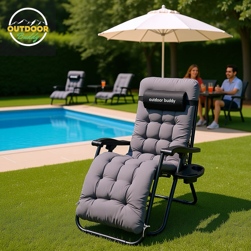 Breeze-Ease Lounger with Cushion