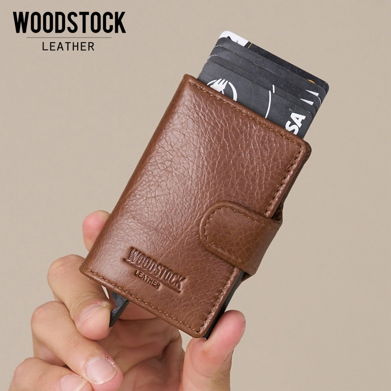 Genuine Leather Oregon Pop-Up Wallet