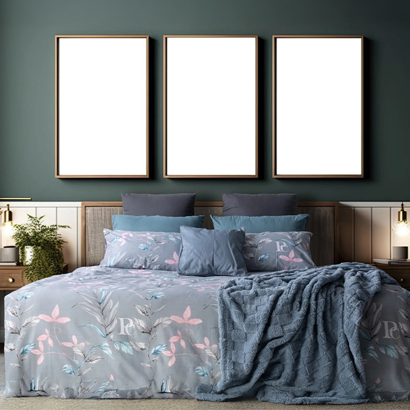 144TC Cotton Rich Printed Duvet Cover Set