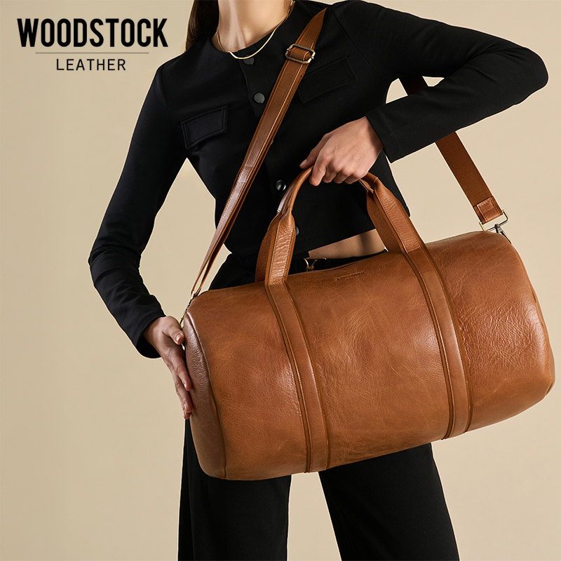 Genuine Leather Brooklyn Duffel Bag