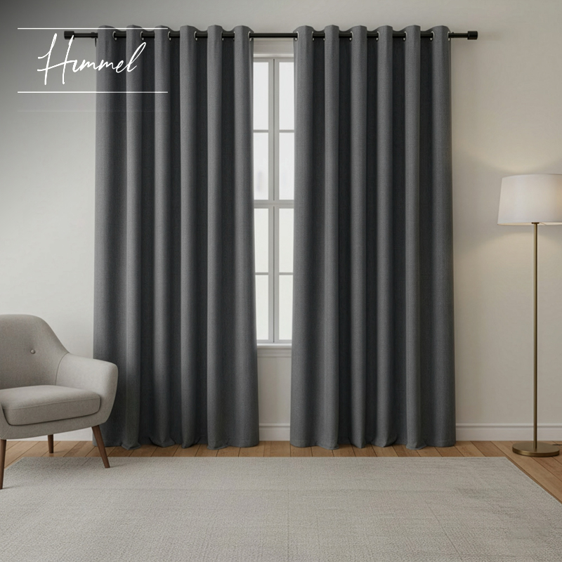 Brooklyn 100% Block Out Eyelet Curtain