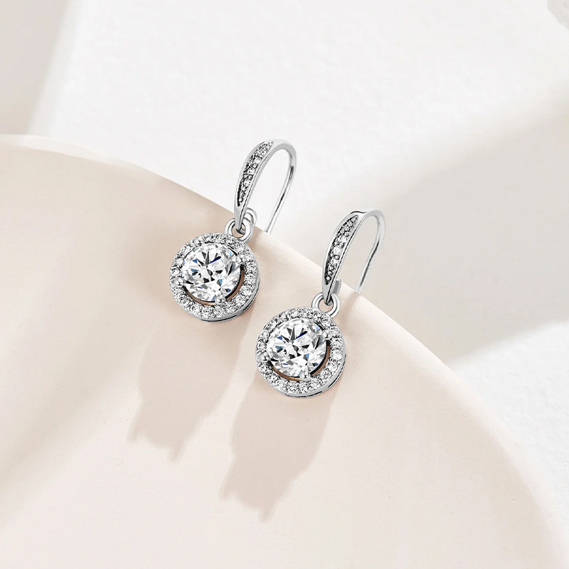 Cubic Zirconia Liberty Earrings