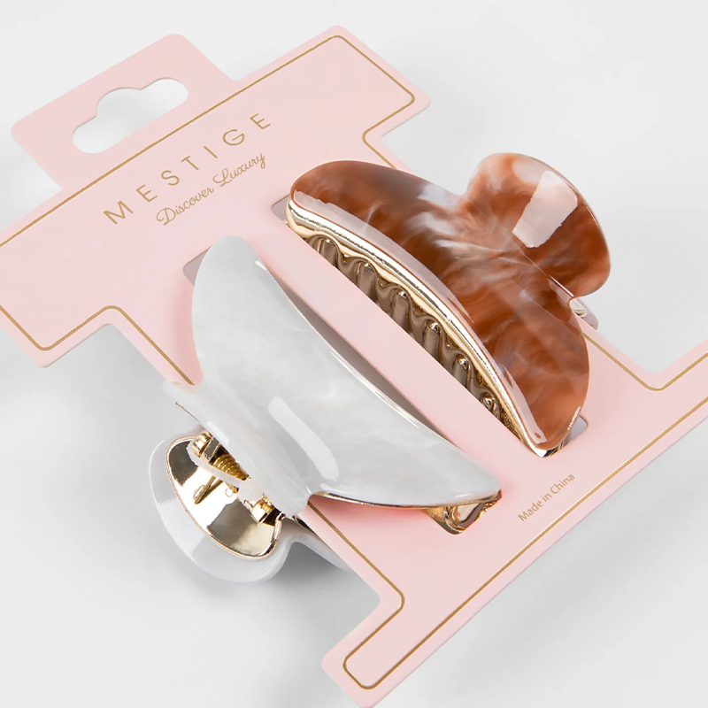 2x Acetate Claw Clips