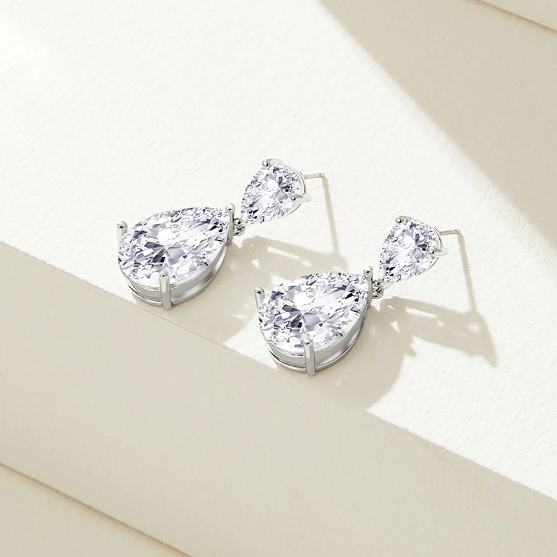 Cubic Zirconia Carla Drop Earrings