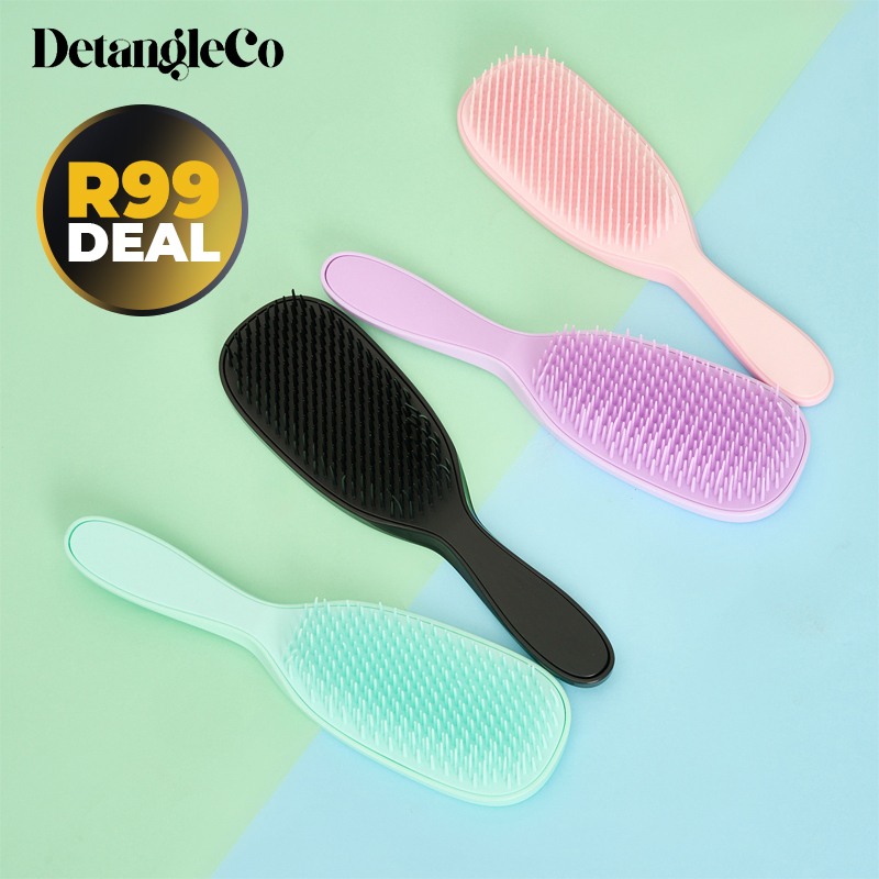 2-in-1 Wet and Dry Detangling Hair Brush