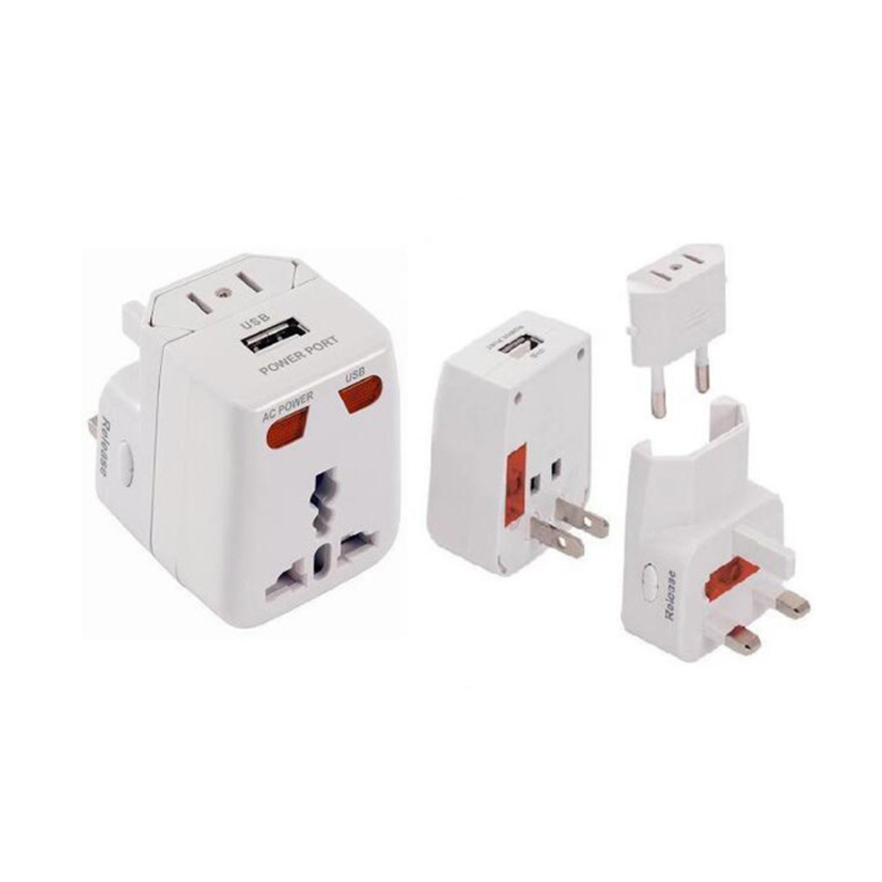 2x International World Plug Adapters