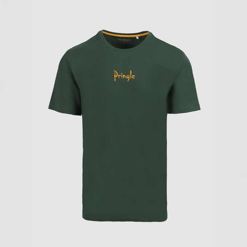 Men's Danie Green and Gold Crew T-Shirt