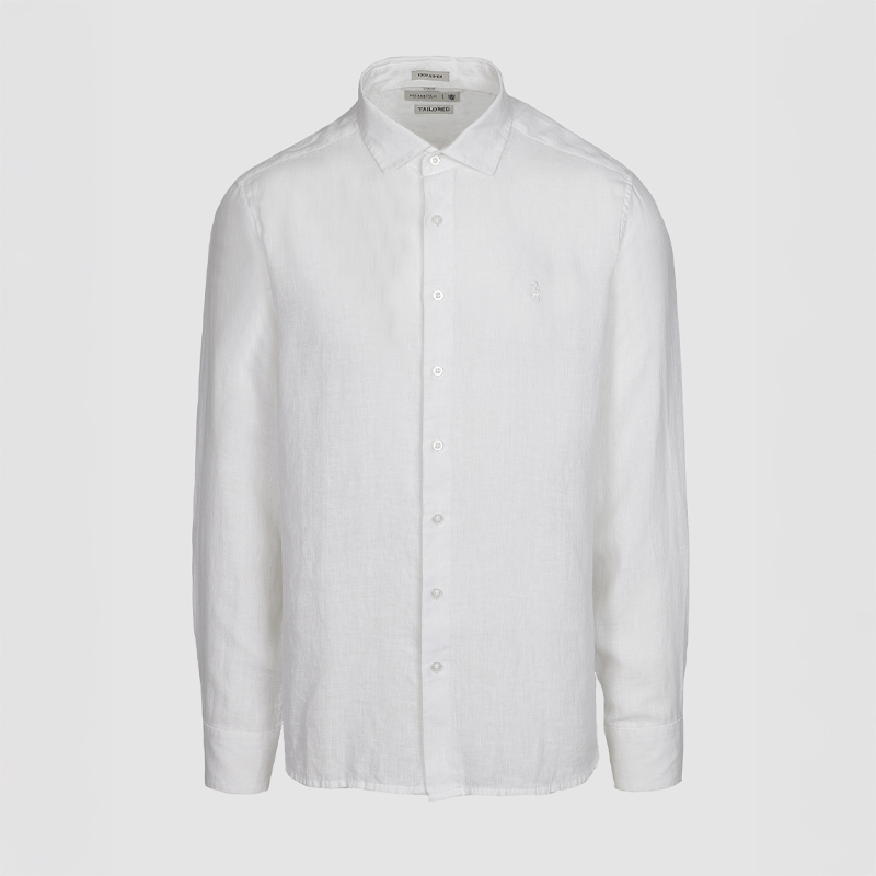 Men's Sean Long Sleeve Tailored Linen Shirt