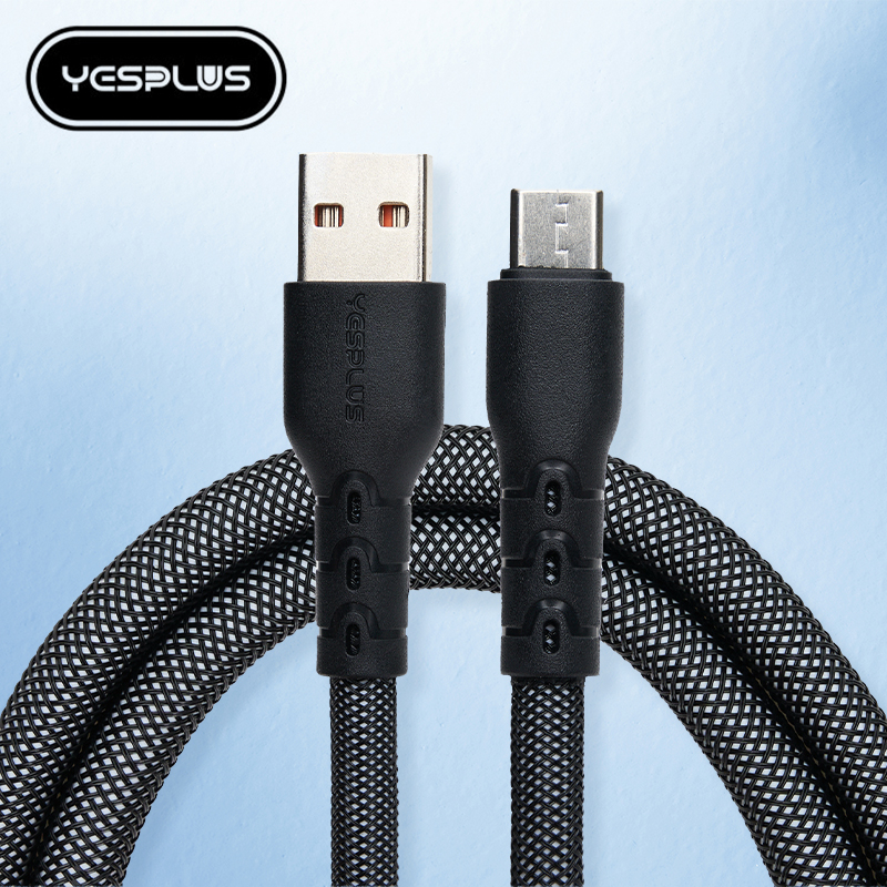 2x 1m 120W USB to Type-C Durable Fast Charging Cables