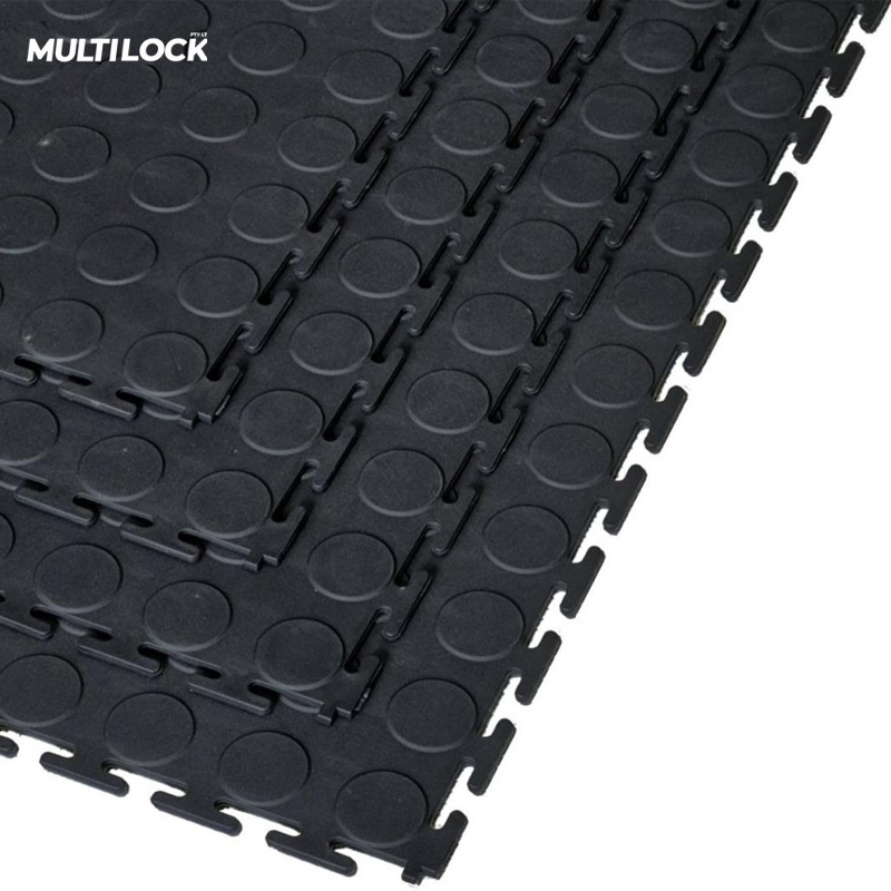 12x Interlocking Rubber Floor Mats