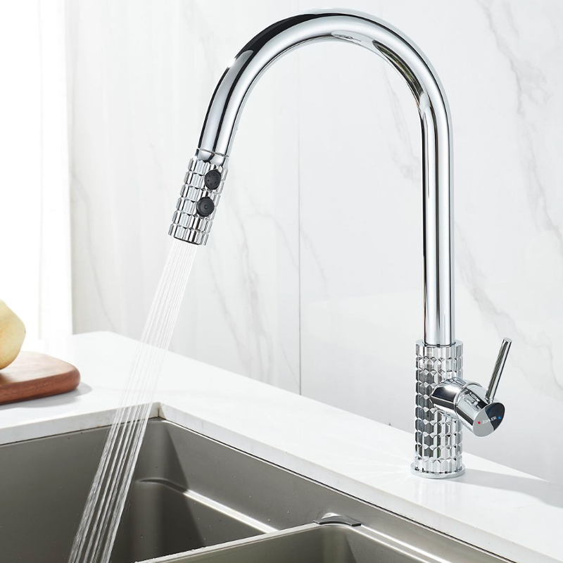 Stainless Steel Kitchen Pull Out Faucet