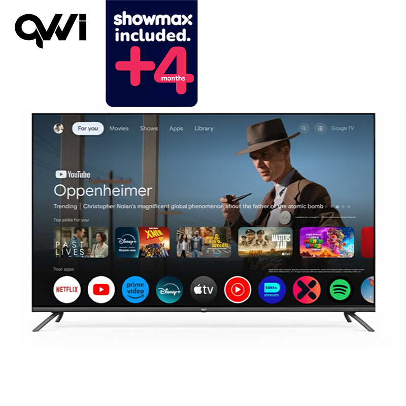 50" 4K Smart Google TV with 4 Months Showmax