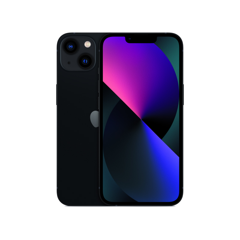 128GB iPhone 13 Pre-Owned Smartphone with Clear Gel Cover