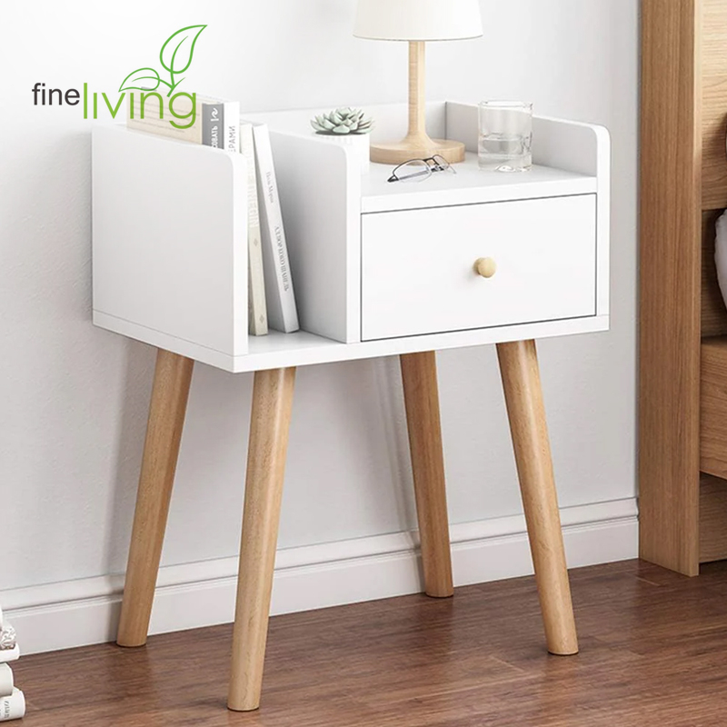 Nook Bedside Pedestal Table