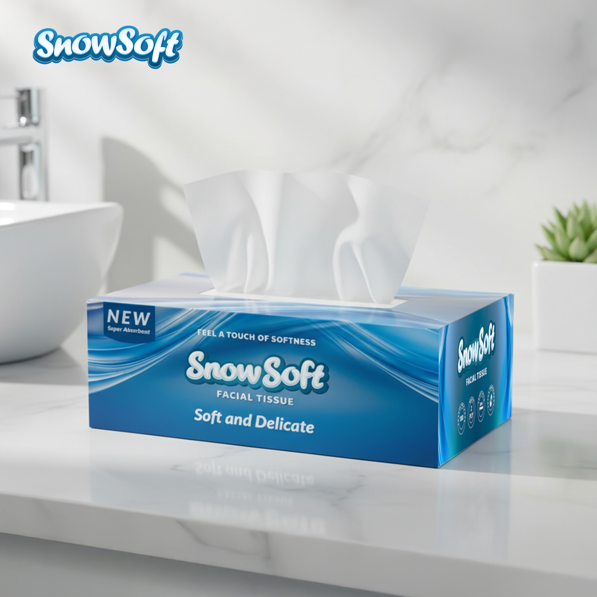 24x 180's 2-Ply Facial Tissue Cases