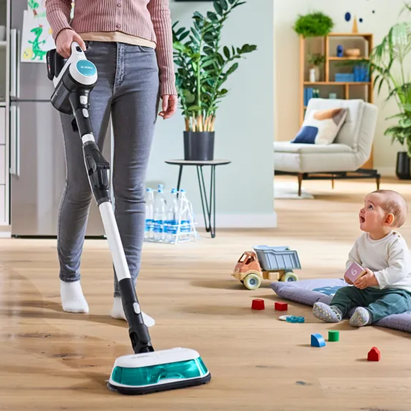 2-in-1 Rechargeable ProHygienic Vacuum and Mop (Model: BCS71HYG1)